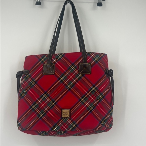 Dooney & Bourke Tartan Victoria Tote - Picture 2 of 8